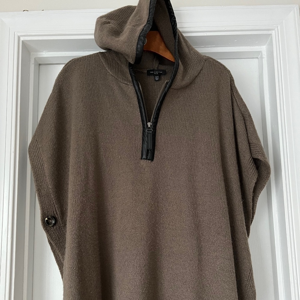 Hooded Oversized S/S Tunic Sweater